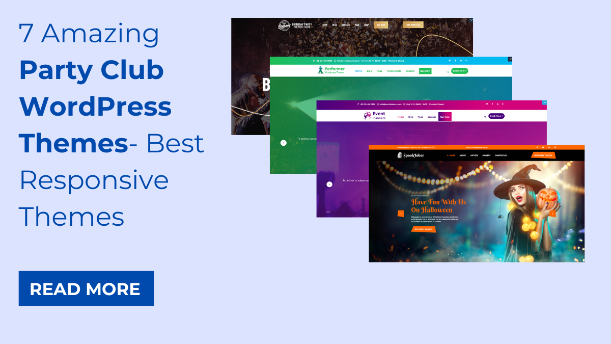 7 Amazing Party Club WordPress Themes- Best Responsive Themes