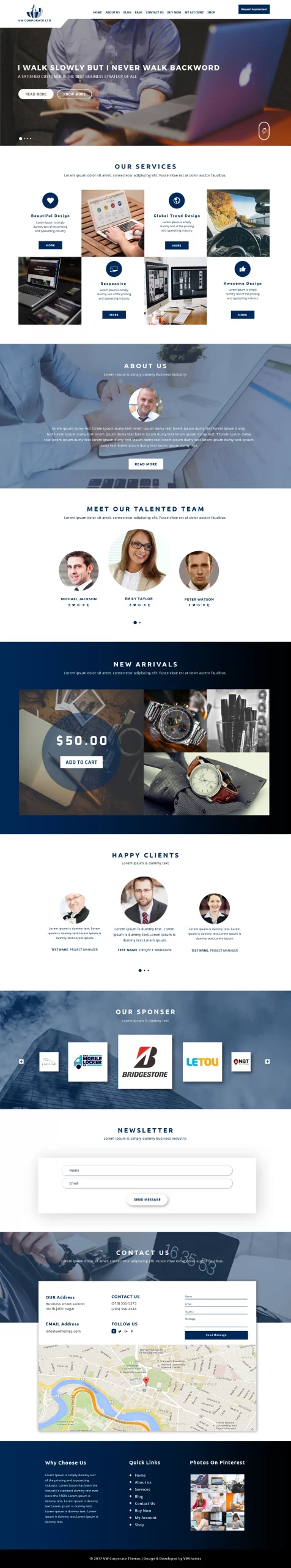 Corporate WordPress Theme