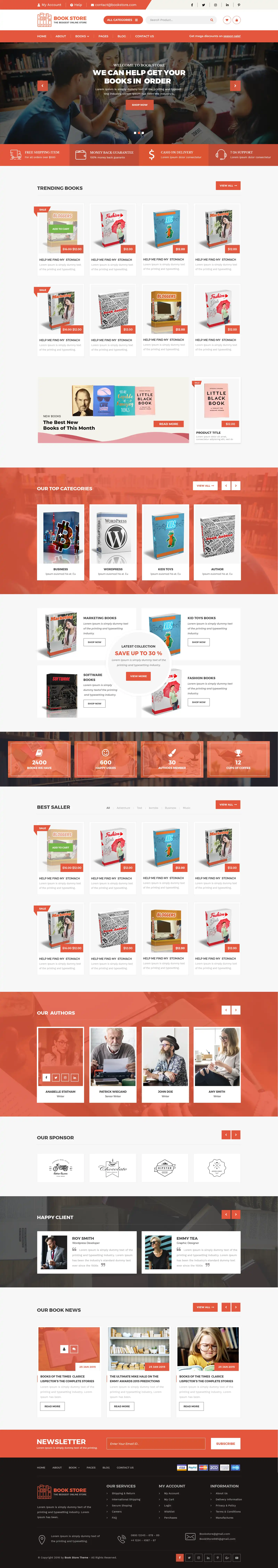 Ebook Store WordPress Theme