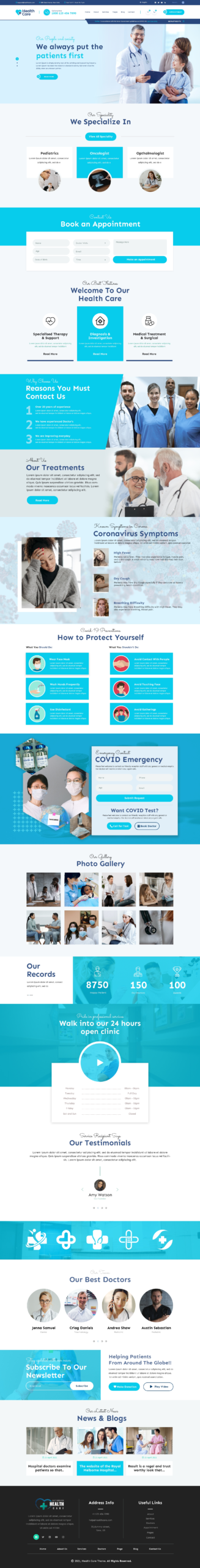 Healthcare WordPress Theme