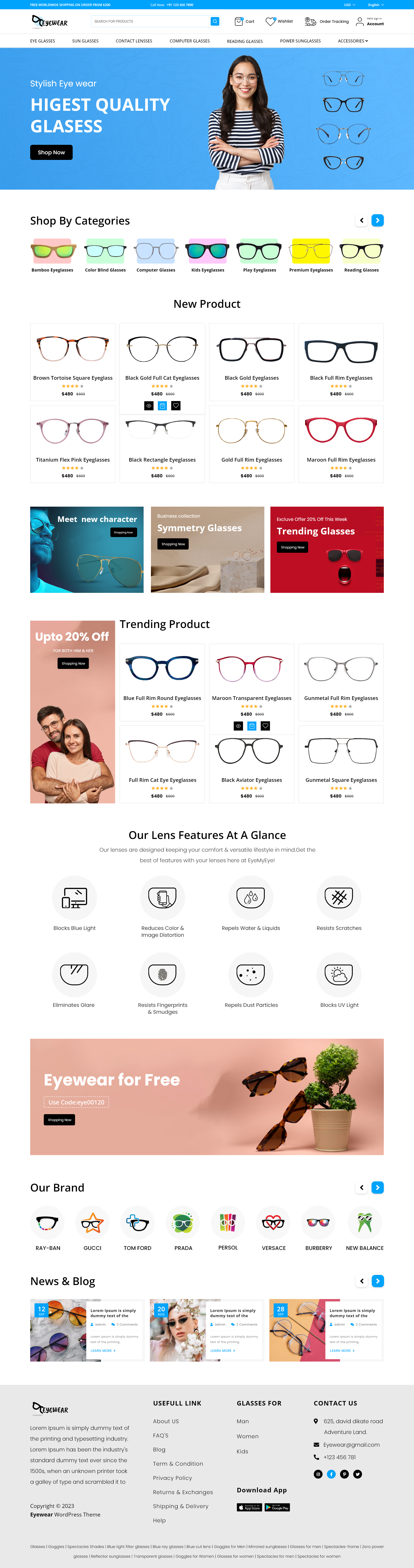 Lens WordPress Theme