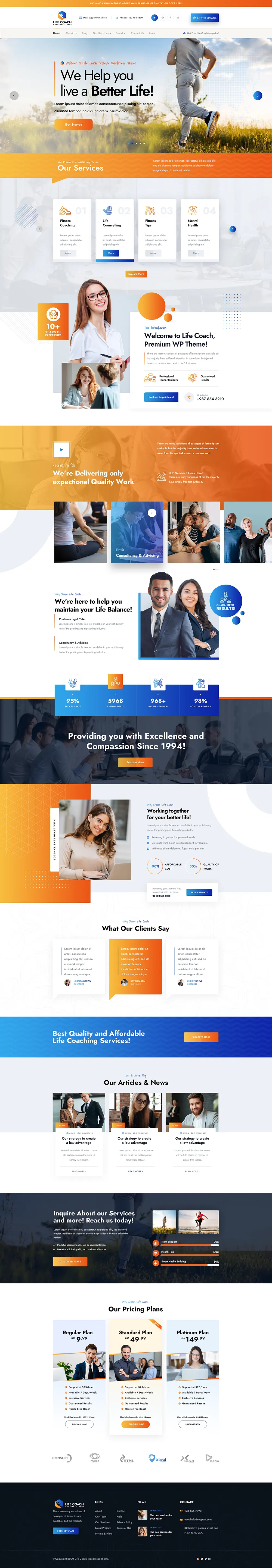 Life Coach WordPress Theme