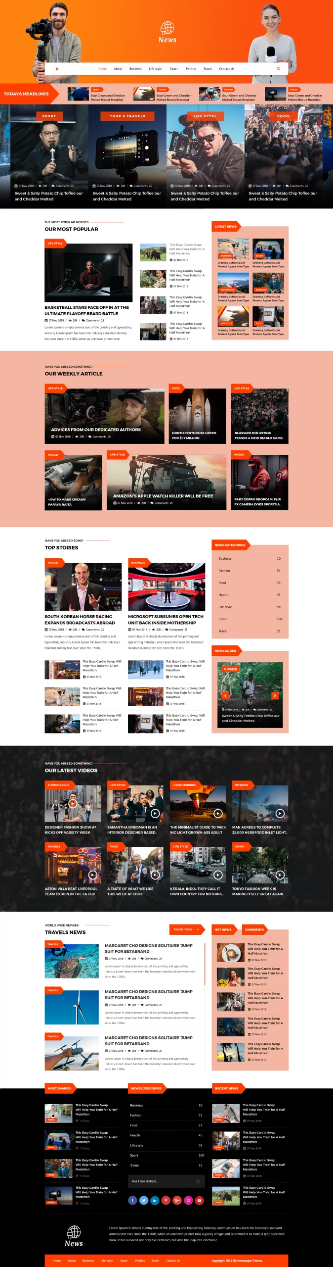 News WordPress Theme