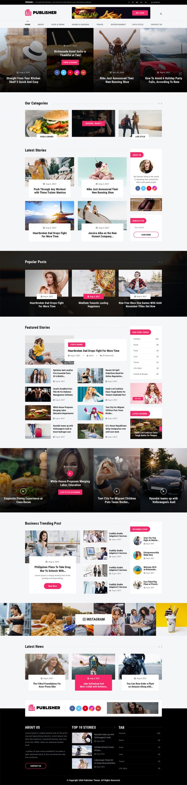 Publisher WordPress Theme