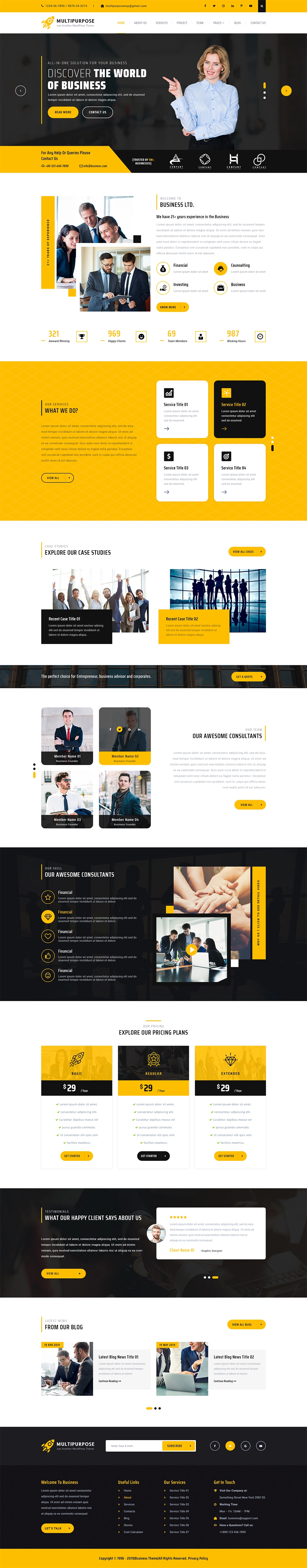 Multipurpose WordPress Theme