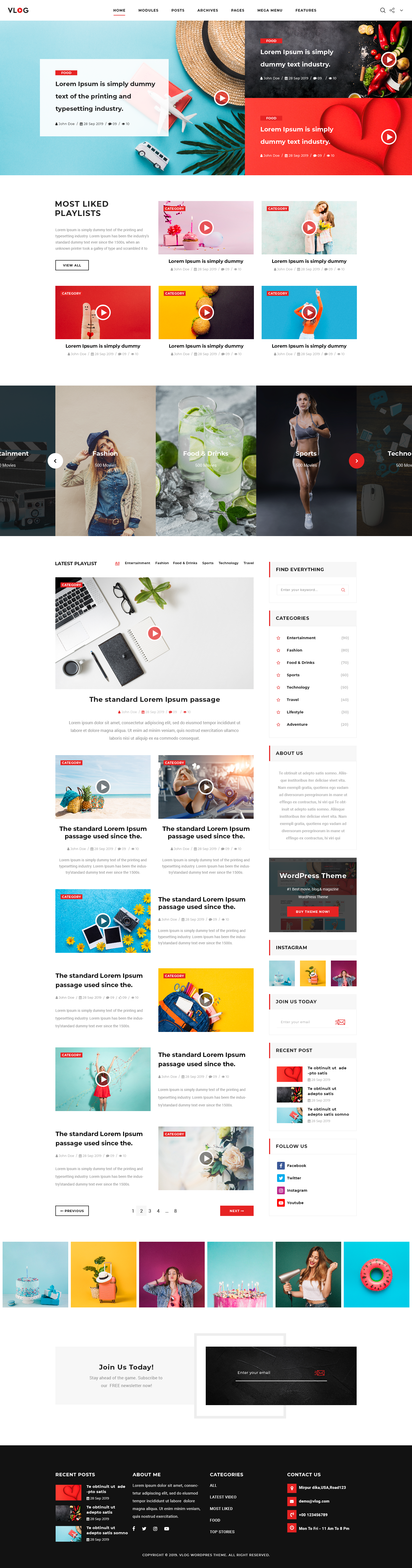 WordPress Video Theme